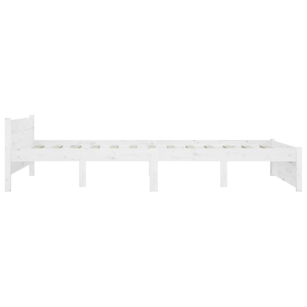 vidaXL Estrutura de cama c/ gavetas 140x190 cm branco