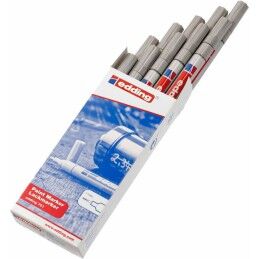 Edding|Rotulador Edding 751-54 Prateado (10 Unidades)