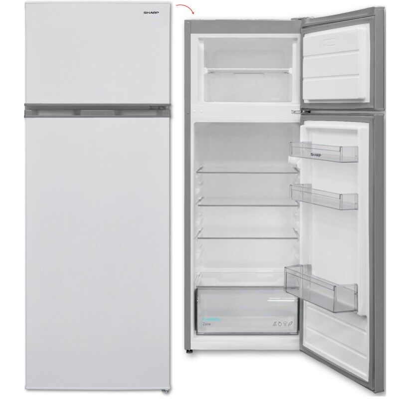 Sharp|Frigorífico Combinado Sharp SJFTB01ITXWEES Branco Sharp|Frigorífico Combinado Sharp SJFTB01ITXWEES Branco