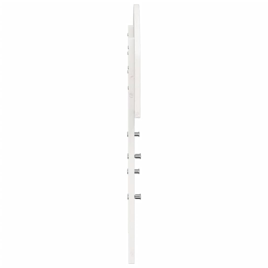 vidaXL Cabeceira 90 cm madeira de pinho maciça branco