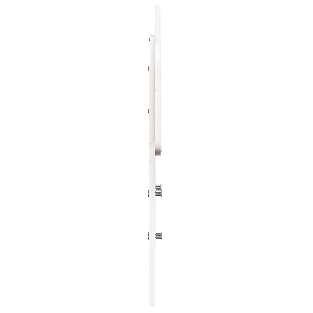 vidaXL Cabeceira 75 cm madeira de pinho maciça branco