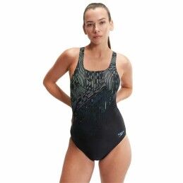 Speedo|Fato de Banho de Menina Speedo Digital Printed Medalist Preto