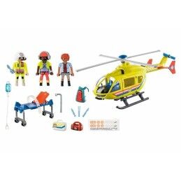 Playmobil|Playset Playmobil 71203 City Life Rescue Helicopter 48 Peças