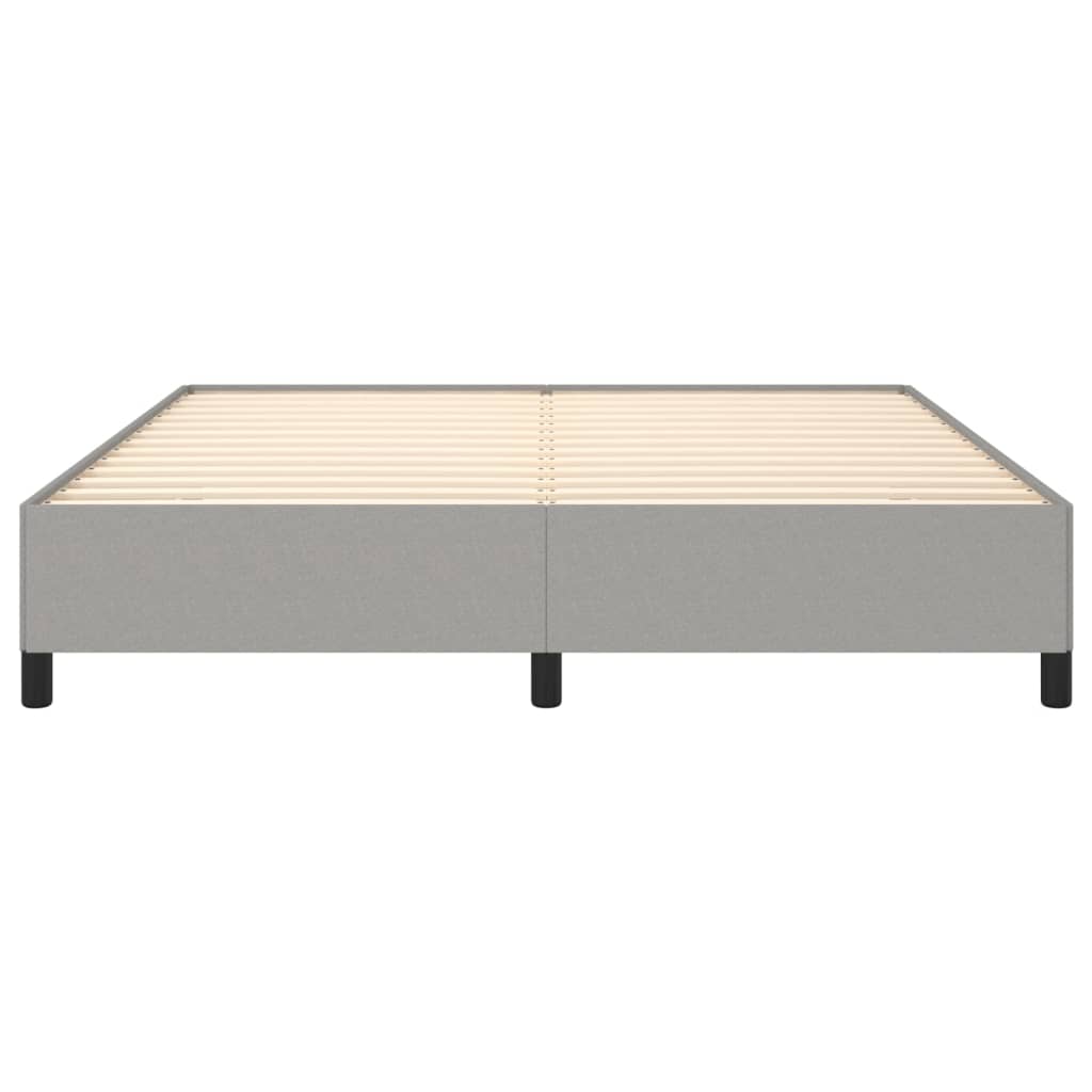 vidaXL Estrutura de cama 180x200 cm tecido cinza-claro