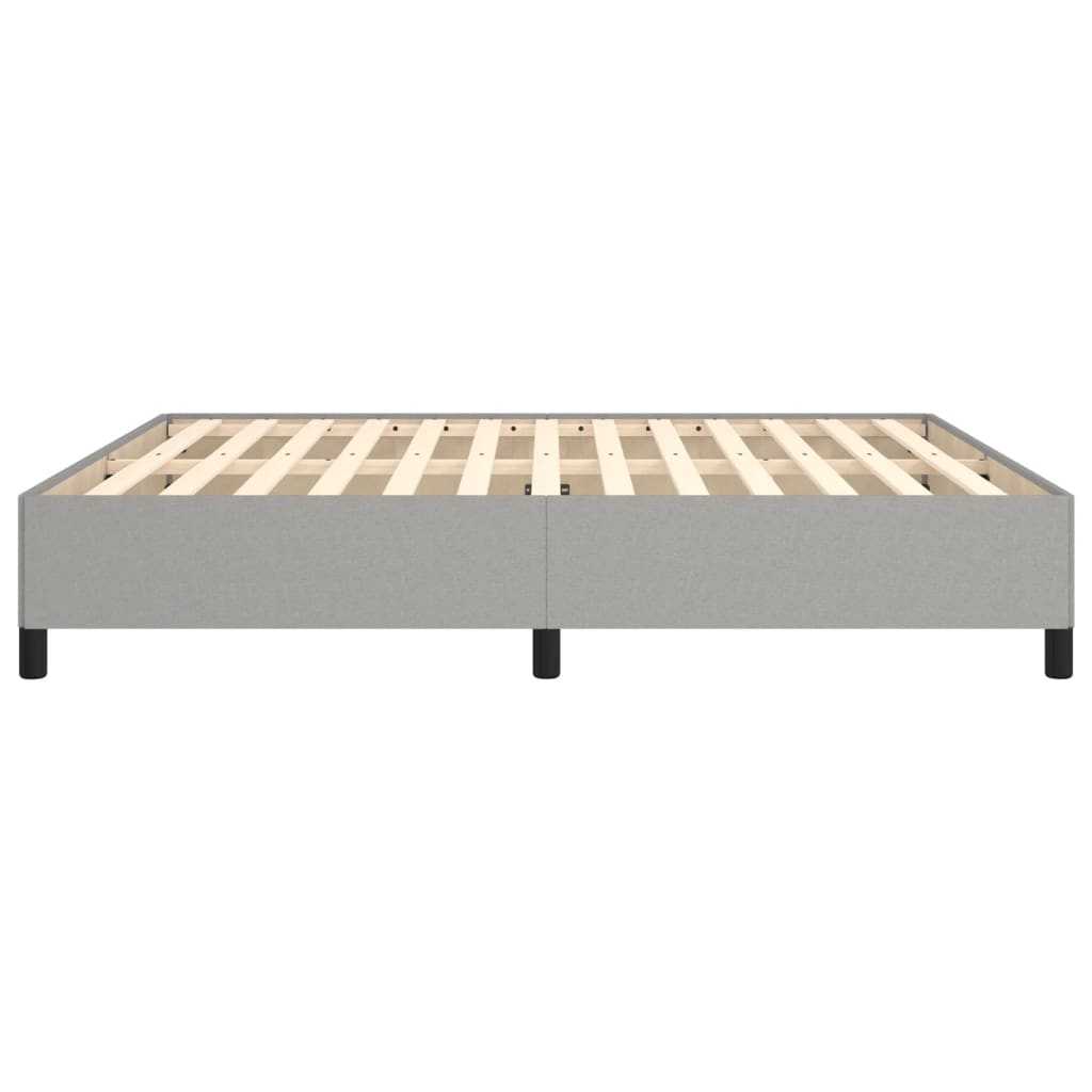 vidaXL Estrutura de cama 180x200 cm tecido cinza-claro