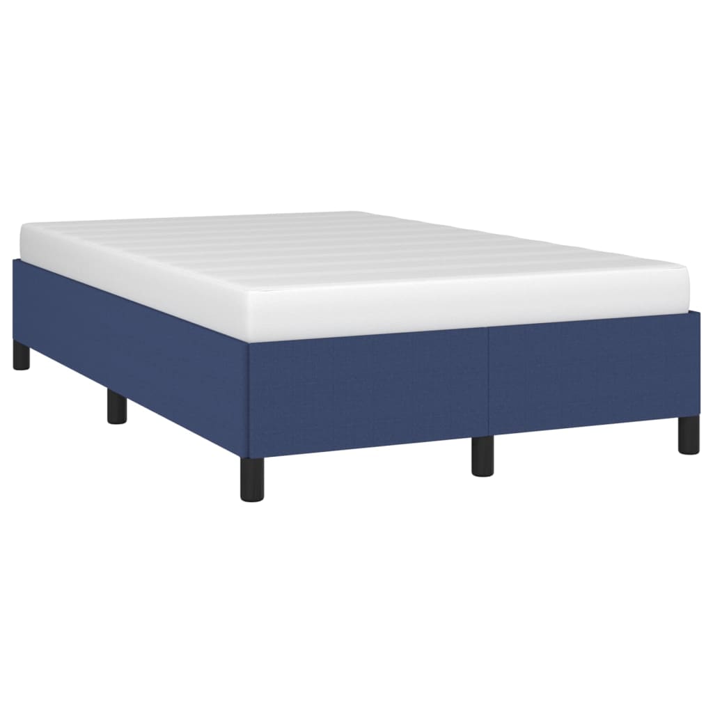 vidaXL Estrutura de cama 120x200 cm tecido azul