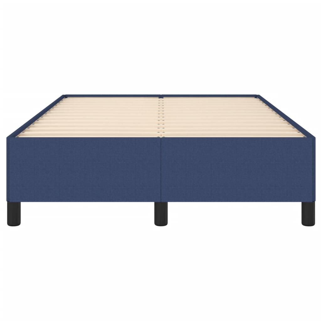 vidaXL Estrutura de cama 120x200 cm tecido azul