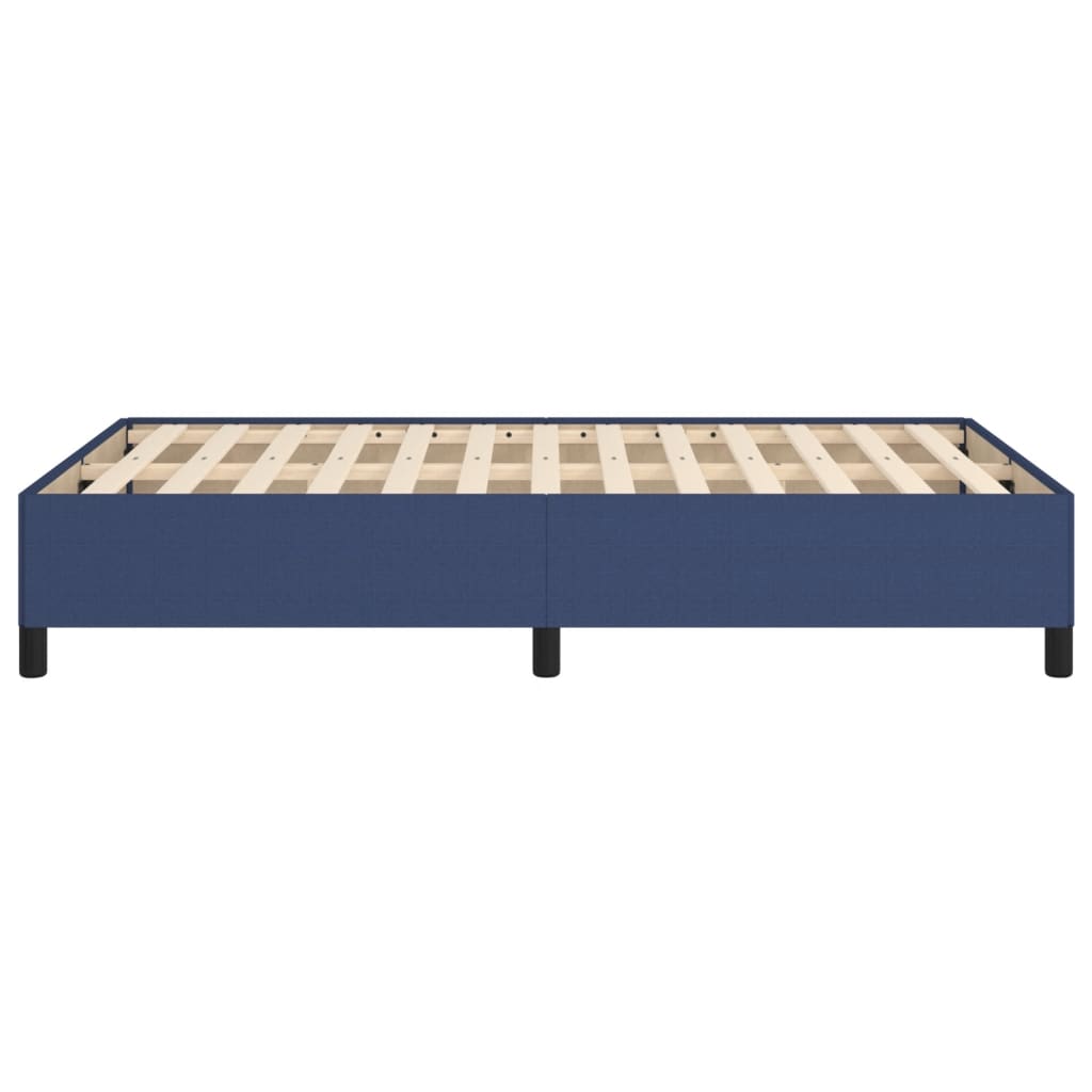 vidaXL Estrutura de cama 120x200 cm tecido azul