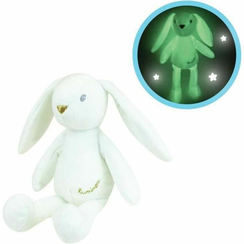 Jemini|Peluche Jemini Luminou White Rabbit 20 cm Jemini|Peluche Jemini Luminou White Rabbit 20 cm