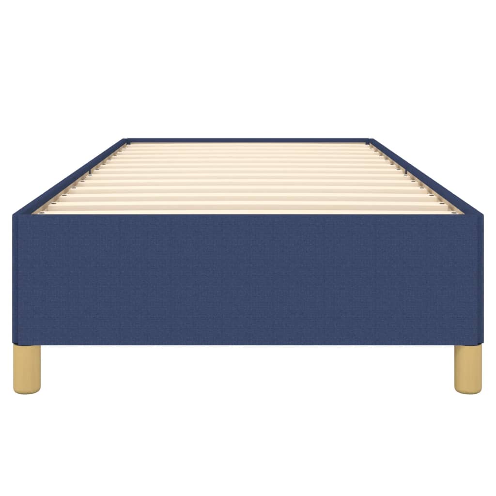 vidaXL Estrutura de cama 90x200 cm tecido azul