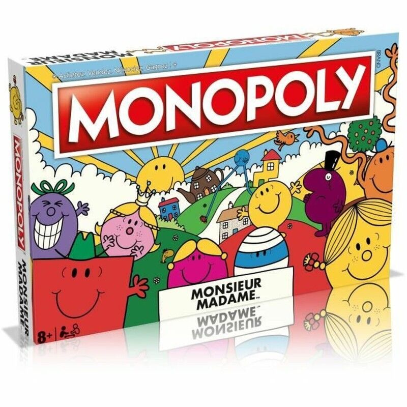 Winning Moves|Jogo de Mesa Winning Moves MONOPOLY MONSIEUR MADAME