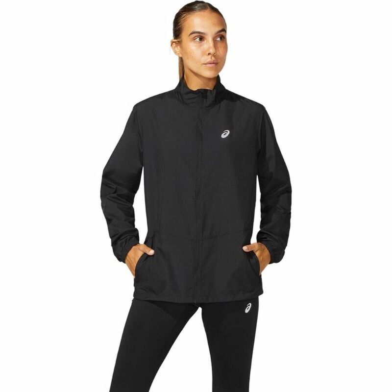 Asics|Casaco de Desporto para Mulher Asics Core Preto Asics|Casaco de Desporto para Mulher Asics Core Preto