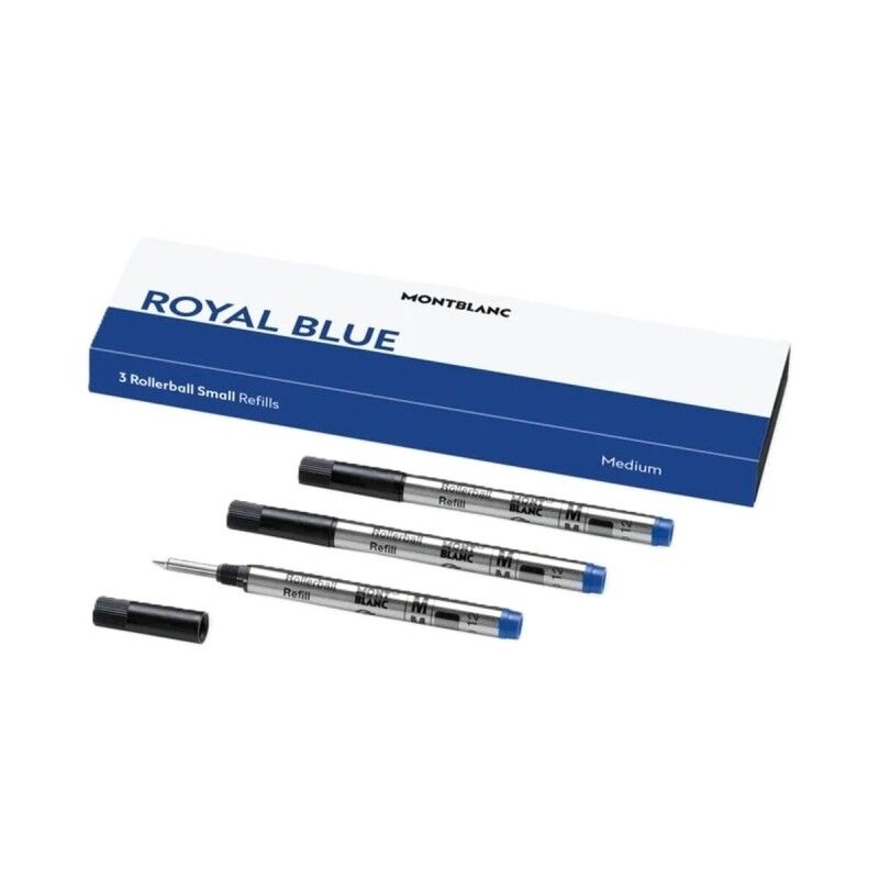 Montblanc|Caneta sobresselente Montblanc ROYAL BLUE Azul (3 Unidades) Montblanc|Caneta sobresselente Montblanc ROYAL BLUE Azul (3 Unidades)