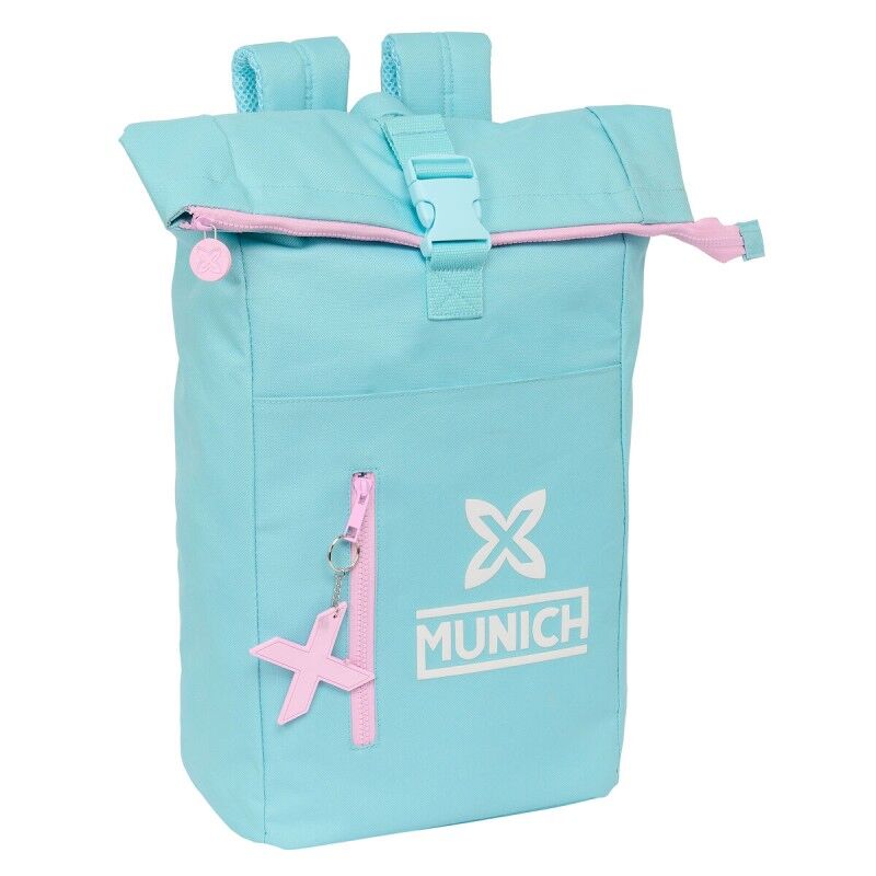 Munich|Mochila Escolar Munich Heaven Celeste 28 x 42 x 13 cm Munich|Mochila Escolar Munich Heaven Celeste 28 x 42 x 13 cm