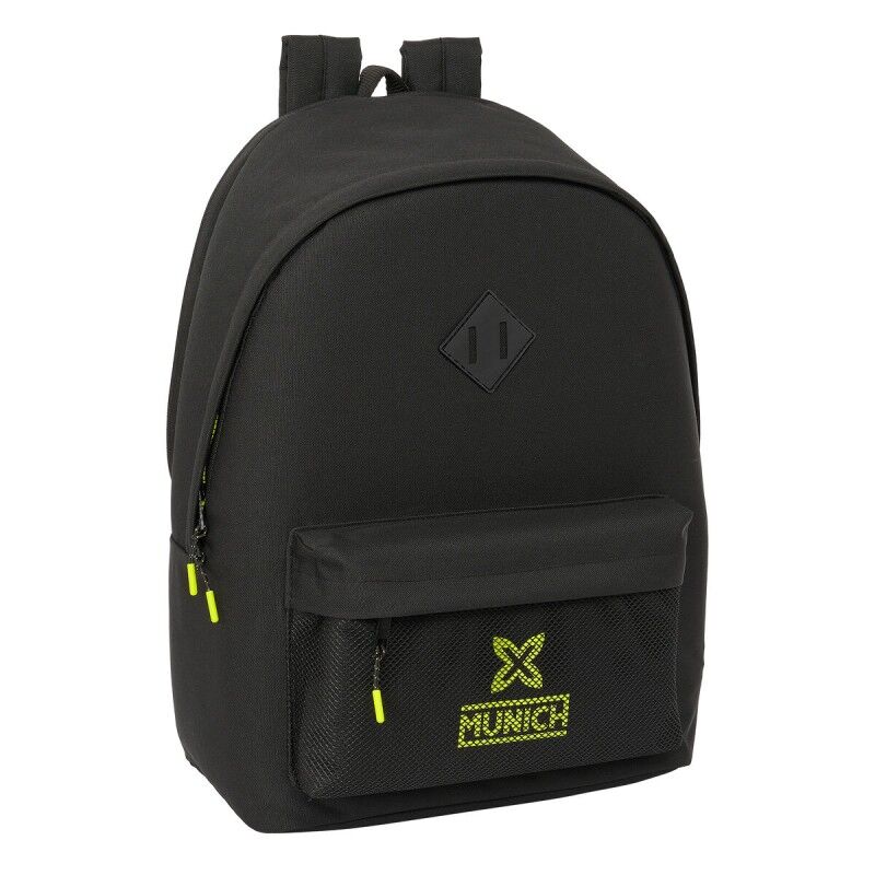 Munich|Mochila Escolar Munich +usb munich Preto 31 x 44 x 18 cm Munich|Mochila Escolar Munich +usb munich Preto 31 x 44 x 18 cm