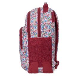 Nait Nait|Mochila Escolar Nait Nait Flowers Castanho-avermelhado 32 x 42 x 15 cm