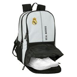 Real Madrid C.F.|Mochila de padel Real Madrid C.F. 24/25 Branco Cinzento