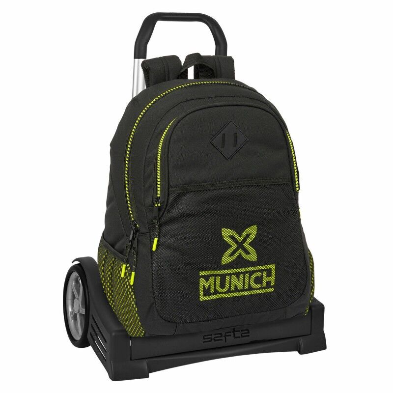 Munich|Mochila Escolar com Rodas Munich Beat Preto 32 x 44 x 16 cm Munich|Mochila Escolar com Rodas Munich Beat Preto 32 x 44 x 16 cm