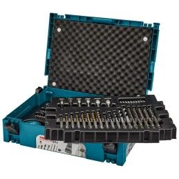 Makita|Conjunto de brocas e pontas Makita B-69478 Porta-brocas Alumínio 65 Peças