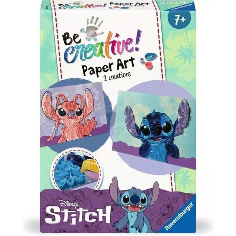 Ravensburger|Jogo de Trabalhos Manuais Ravensburger Be creative ! Paper Art Stitch Ravensburger|Jogo de Trabalhos Manuais Ravensburger Be creative ! Paper Art Stitch