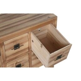 Home ESPRIT|Móvel de TV Home ESPRIT Preto Natural Abeto Madeira MDF 130 x 24 x 51 cm