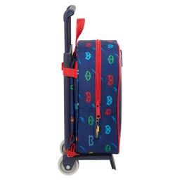 PJ Masks|Mochila Escolar com Rodas PJ Masks Ready Azul Marinho 22 x 27 x 10 cm