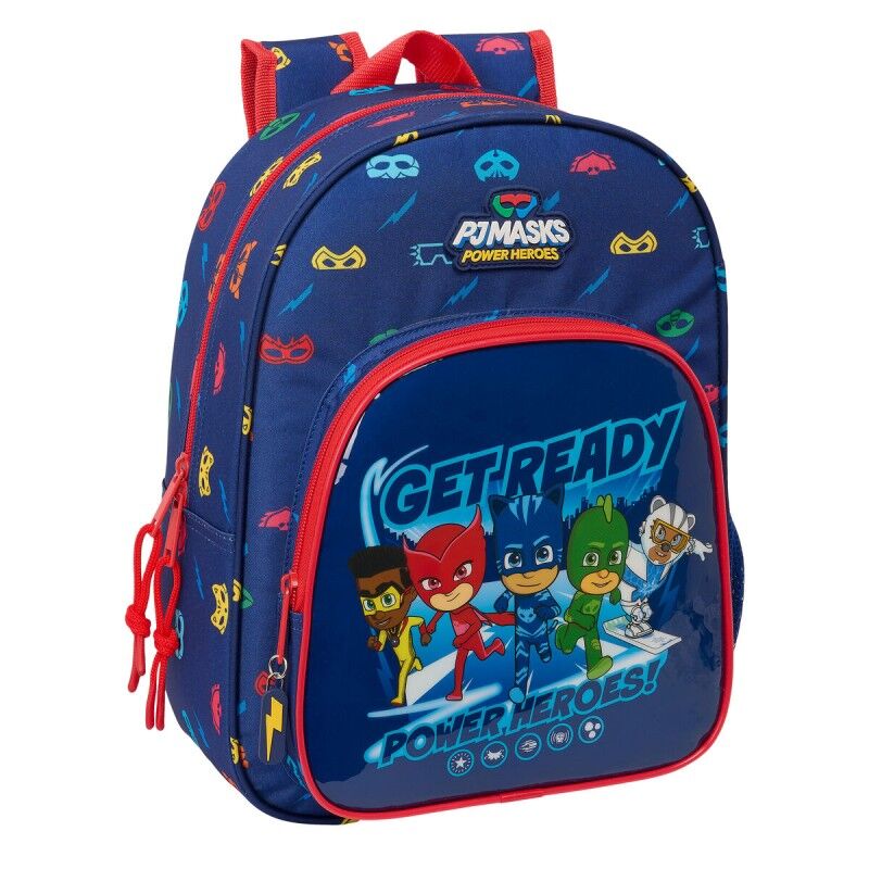 PJ Masks|Mochila Escolar PJ Masks Ready Azul Marinho 26 x 34 x 11 cm PJ Masks|Mochila Escolar PJ Masks Ready Azul Marinho 26 x 34 x 11 cm