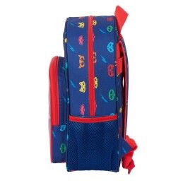 PJ Masks|Mochila Escolar PJ Masks Ready Azul Marinho 26 x 34 x 11 cm